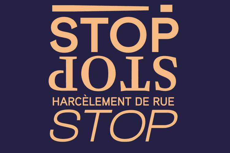 Visuel Stop harcèlement de rue